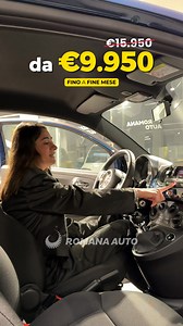 🎉 Solo per pochi giorni Fiat 500 è tua da 9.950 € da Romana Auto! 🎉 Da Romana Auto inoltre puoi ottenere i seguenti vantaggi: ✨ Puoi scegliere tra oltre 1.000 auto in promozione e in pronta consegna. ✨ Otterrai una super valutazione dell'usato ✨ Riceverai un Bonus sul tuo usato da rottamare Non perdere tempo, blocca la promo prima che scada e prenota il tuo appuntamento senza impegno 🚗 | Romana Auto