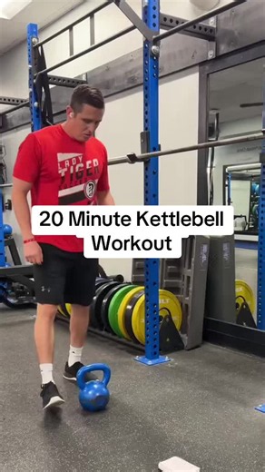 Try this 20 minute kettlebell workout #foryou #kettlebell #wod #exercises