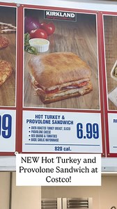 NEW Hot Turkey and Provolone Sandwich in Costco’s Food Court! #costco_empties #costco #costcofinds #costcofoodcourt #turkeysandwich #sandwich | CostcoEmpties