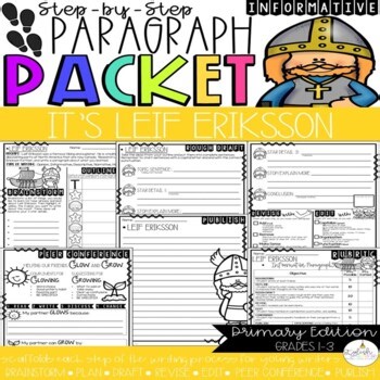 It's Leif Eriksson | Biography Paragraph Packet | Informational Writing | CKLA