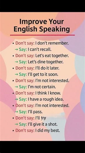 Level Up Your English: Swap Basic Phrases for Smarter Expressions 🔥 | Speak Fluently #shorts