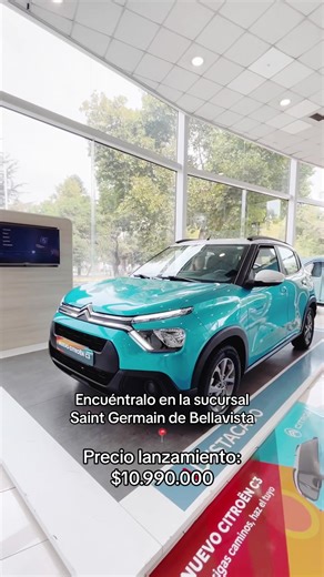 ¡Está increíble! 🤩 Sobre todo en su color azul spring, aunque también puedes tenerlo blanco, gris claro, gris platinum y negro 🔥. Encuéntralo en la Sucursal Citröen Saint Germain de Bellavista 📍 #citroen #autosnuevos #aurtoschile #datosautos #compraventaautos #c3 #C3 #citroenlatam #citroenchile