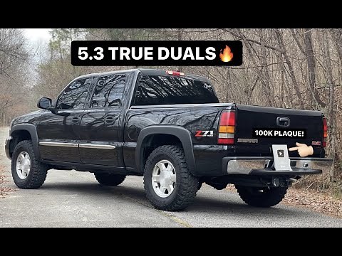 Sierra gets CAT-BACK TRUE DUAL STRAIGHTS! *PERFECT 5.3 EXHAUST*
