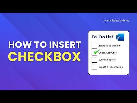 How to Insert a Clickable Checkbox in Microsoft Word [2025]