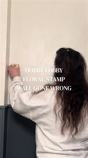DIY Floral Stamp Wall Project: A Fun Experiment