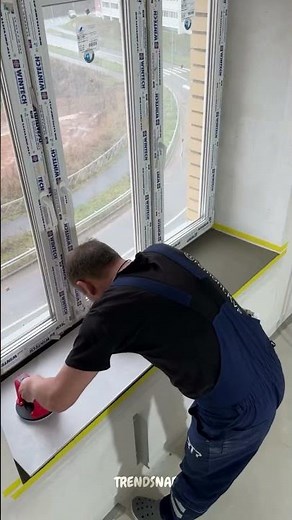 Watch This Perfect Window Sill Installation Technique #construction #diy
