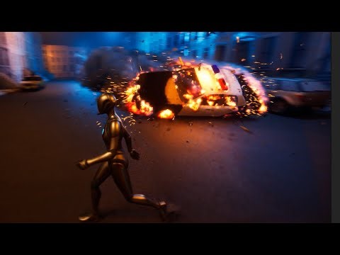 Unreal Engine Real-Time Car Crash VFX / Chaos Physics & Niagara