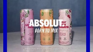 Absolut Canned Cocktails TV Spot, 'Born To Mix'