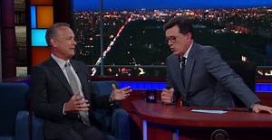 Tom Hanks discusses his brother, U of I Prof. Dr. Larry Hanks, on Colbert -