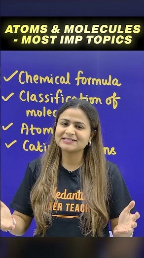 Atoms & Molecules ⚛️ | Most Important Topics for Class 9 Chemistry 🎯 | Krushi Mam