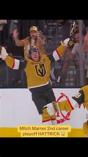 Mitch Marner 2nd career playoff HATTRICK 😱 #mitchmarner #marner #vegas #vegasgoldenknights