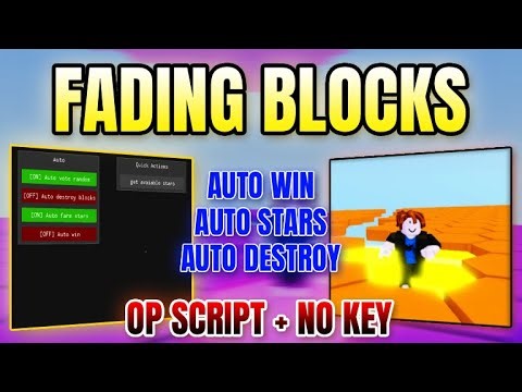 *NEW* Fading Blocks Script (AUTO WIN, AUTO STARS, AUTO DESTROY & MORE) 2025