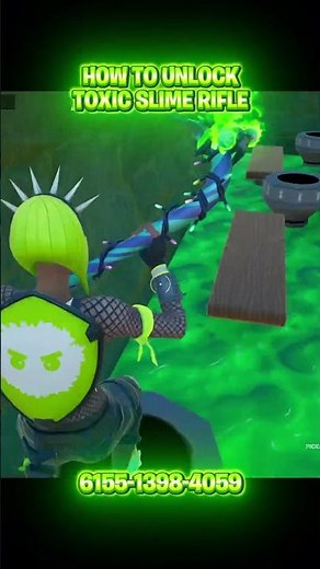 HOW TO UNLOCK THE TOXIC SLIME RIFLE IN 1v1 WITH EVERY GUN!!!