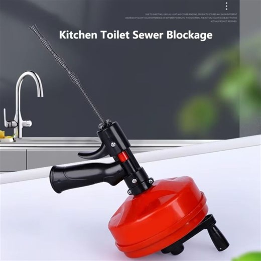 CLAVERY Professional Drain Snake Auger Manual/Electric Flexible Plumbing Quickly Pipe Dredging Machine Heavy Duty Double Mode Drain Clog Remover for Cleaning Clogs | Lazada PH