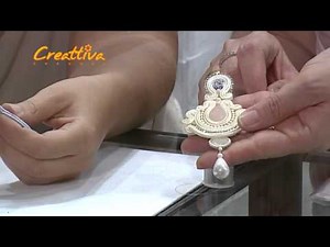 Ciondolo con la tecnica dello Soutaches