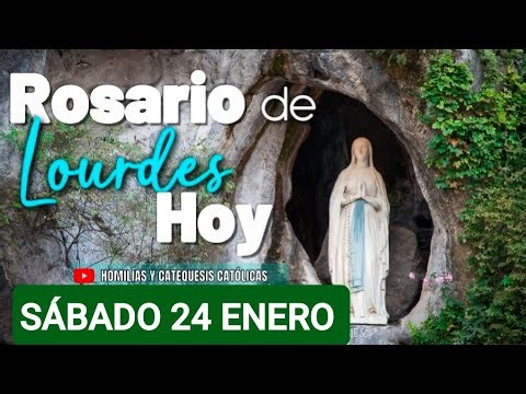 ⚘️🌿 ROSARIO DE LOURDES HOY SÁBADO 24 DE ENERO/26. MISTERIOS GOZOSOS ⚘️ 