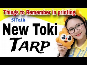 NEW 51TALK TOKI TARPAULIN - Things to Remember in Printing the New Teaching Background