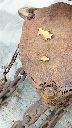 A decade old chain block restoration #chainblock #mechanical