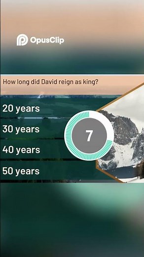 David's Reign How Long Was He King