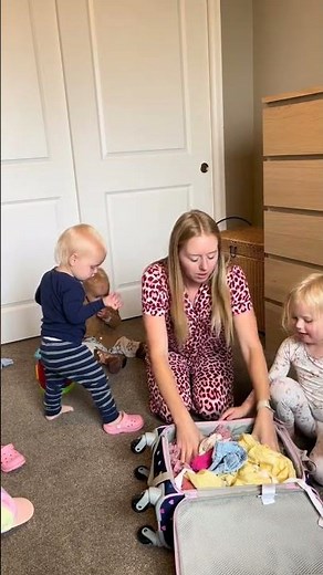 Packing My 19 Month Old Twins for Vacation 🧳💙💗 | Pack With Me for a Coastal Trip 🌊🚗