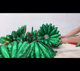 50 Inch Large Christmas Tree Balloons, Christmas Party Decorations, Indoor and Outdoor Decorations, Santa Claus Christmas Tree Foil Balloons, Christmas Party Supplies, Handmade DIY Christmas Tree