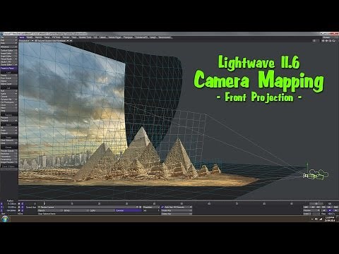 Lightwave 11.6 - Camera Mapping - Front Projection