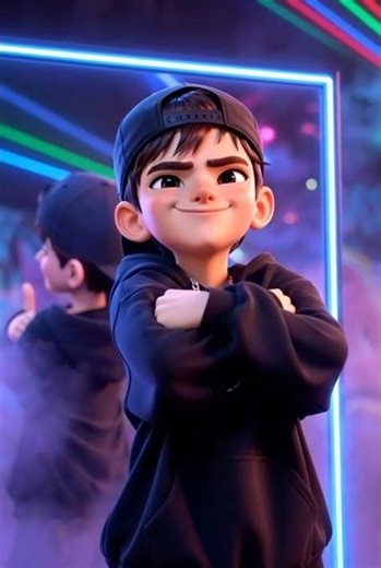 Mirror Dance Challenge 🪞🔥 | Cool Hip Hop Boy Dance | 3D Cartoon Shorts
