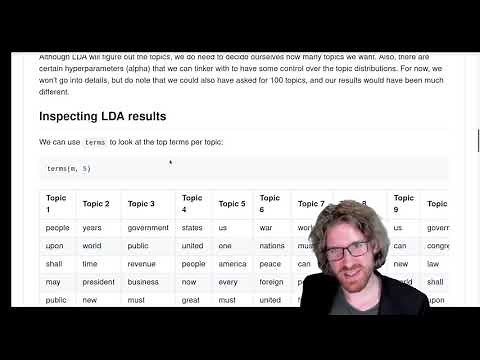 LDA Topic modeling in R