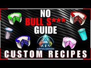 🦖 Ultimate Custom Recipes Guide for ARK: Survival Ascended! 🍲 | Boost Stats, Efficiency & Survival