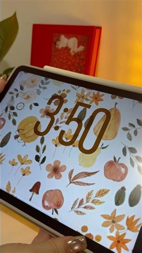 a DESPERATE ipad refresh 🍂🍄‍🟫 (fall edition) #ipadair #customization #iPadOS26 #shorts