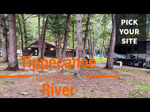 Tippecanoe River State Park, IN - Pick Your Site