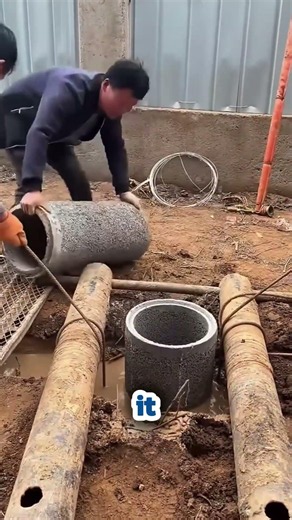Why is this concrete pipe full of holes