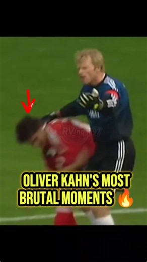 Oliver Kahn's Most Brutal Moments 😱💥 #shorts
