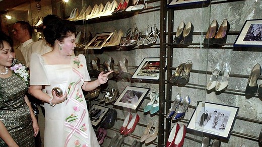 Imelda Marcos's thousands of shoes