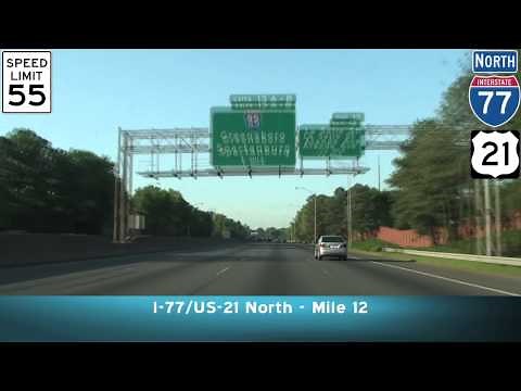 Charlotte NC: I-277 To I-77 North