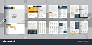 Product Catalog Design Modern Product Catalogue Stock Vector (Royalty Free) 2431647855 | Shutterstock