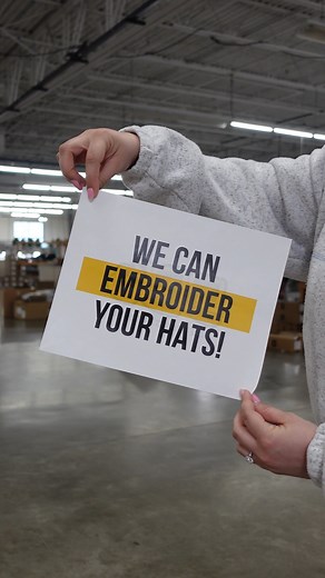 Custom hats stitched with sting—5B's style. 🐝 Contact us today or visit 5bs.com | 5B's