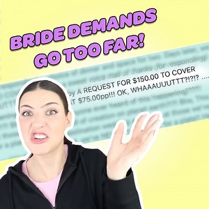 14K views · 294 reactions | The Bride Asked Her Guests to Pay for the Dinner?! ‍♀️ | Joce Bedard | Facebook