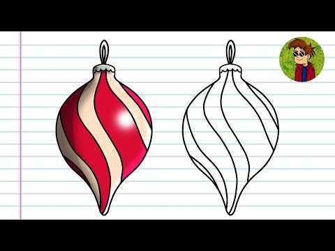 HOW TO DRAW AN ORNAMENT (IT'S NOT WHAT YOU THINK) | Christmas Drawing
