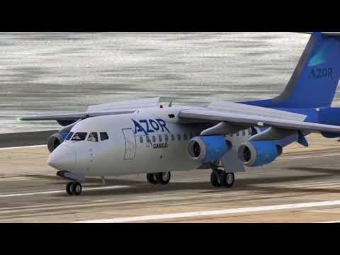 BAE SYTEMS 146-300 landing airport New Zelanda RFS 3.1.7✅