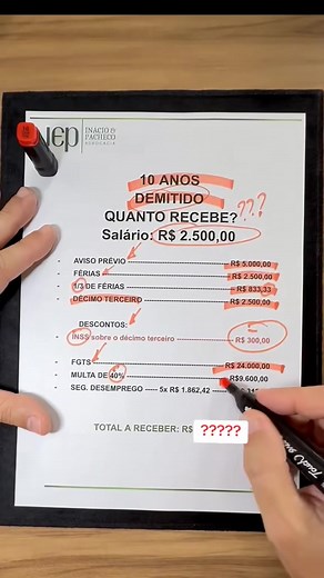 Demissão Após 10 Anos: Saiba Quanto Receber