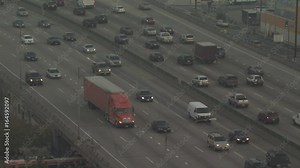 Heavy Traffic At A Busy Intersection