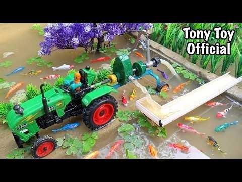 Diy tractor supply water pump science project #8 | Tony toy official | Diy mini water pump