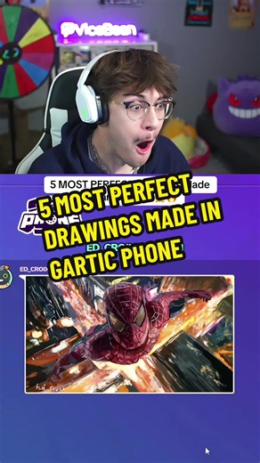 @Ed_Croix bro lost his mind at the end😭🔥#fyp #garticphone #art #drawing #vicebean