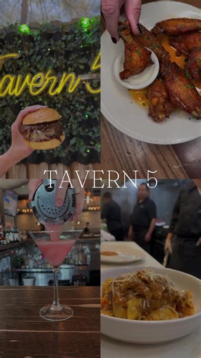 Good food, good drinks, and even better company—just how we like it at Tavern 5. 🍽️🥂 Who’s joining us this week? #Tavern5 #GoodEats #DrinkLocal#GlowUpCetaphil