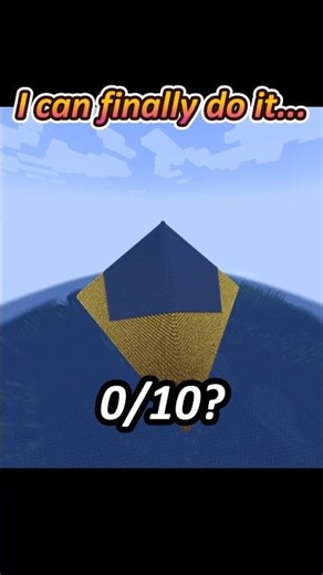Satisfying Minecraft Moment