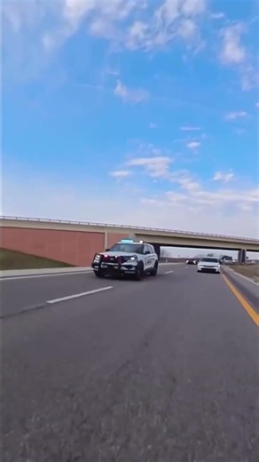 Motorcycle outruns police
