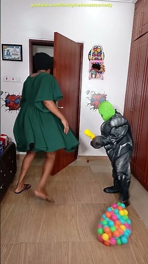 ALIEN SCARY HALLOWEEN PRANK #SHORTS vs Tsuriki Show BEST tiktok 2021