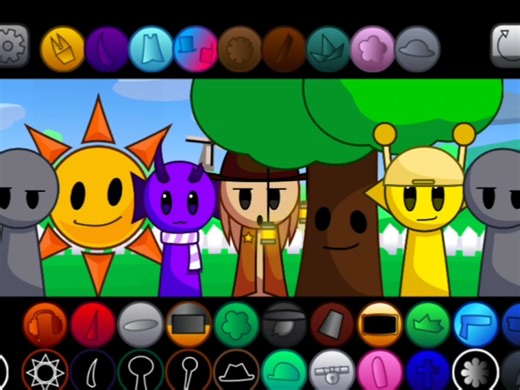 『Sprunki』Spruted Remastered 全人物展示（第一阶段）