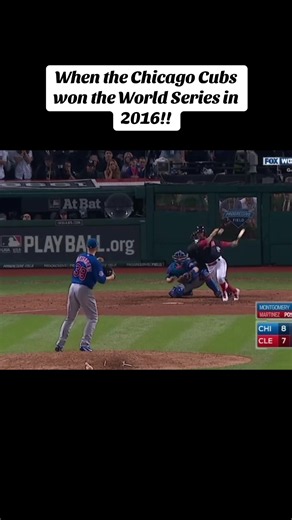 When the Chicago Cubs won the World Series in 2016